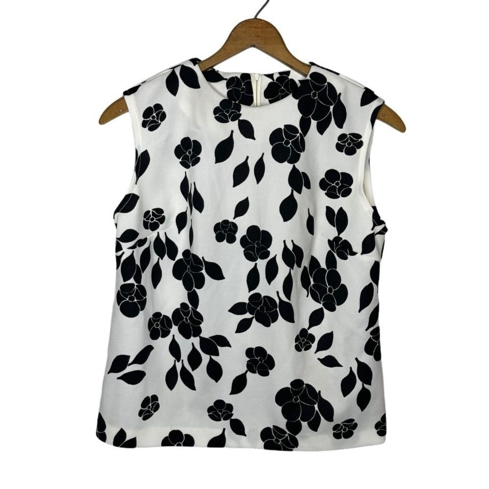 Vintage Floral Sleeveless Top